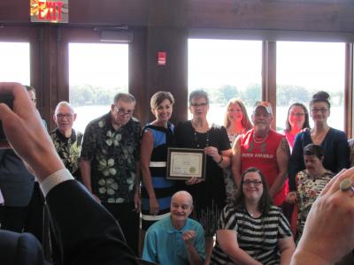 21st Group Home received Governor's Award